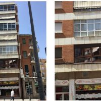 Cerramiento de balcón o terraza con PVC