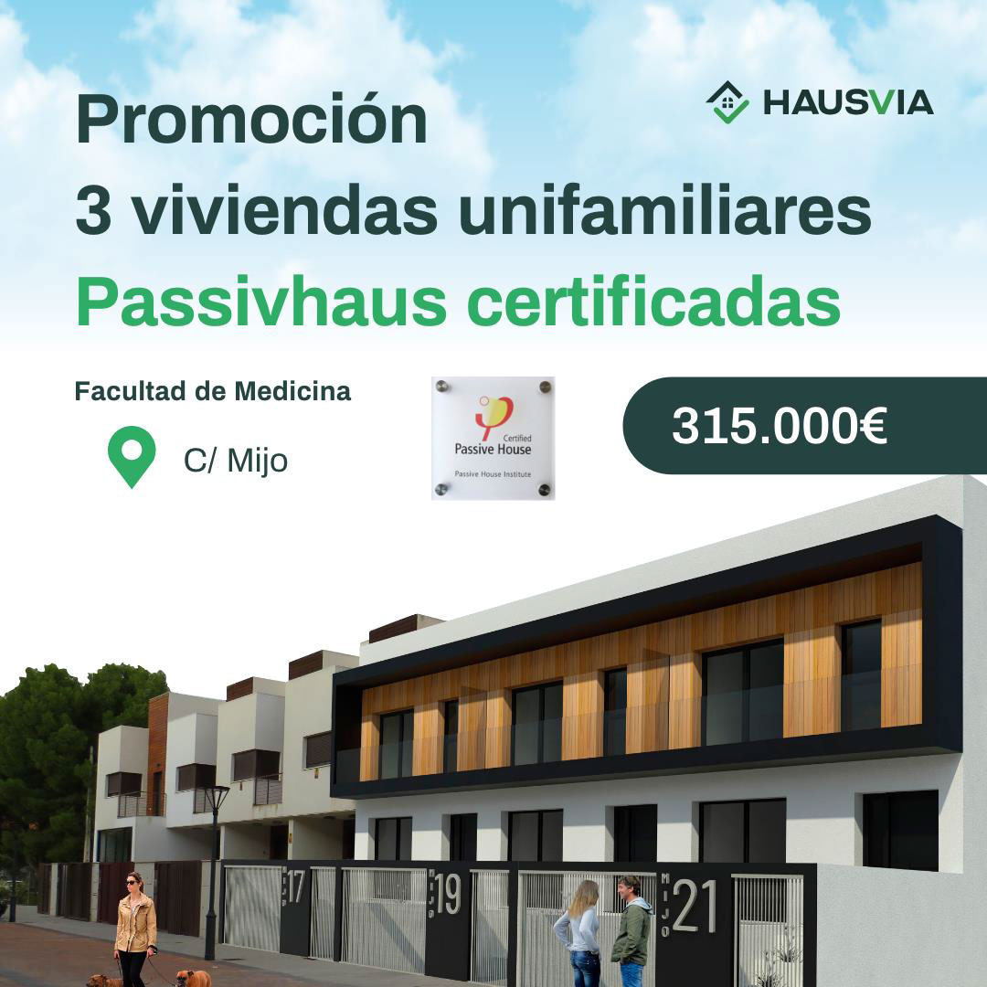 nueva promoción de viviendas passivhaus certificadas en Albacete